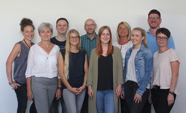 Das Bild zeigt das Team Personalabrechnung der Stiftung Liebenau