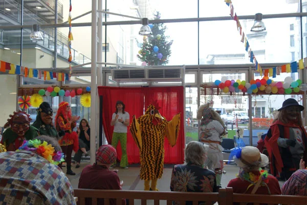 Fasnetsparty im Franziskuszentrum Das Foto zeigt die Hausfasnet im Franziskuszentrum