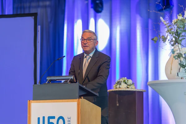 Thomas Strobl, stellvertretender Ministerpräsident und Innenminister des Landes Baden-Württemberg bei seiner Rede
