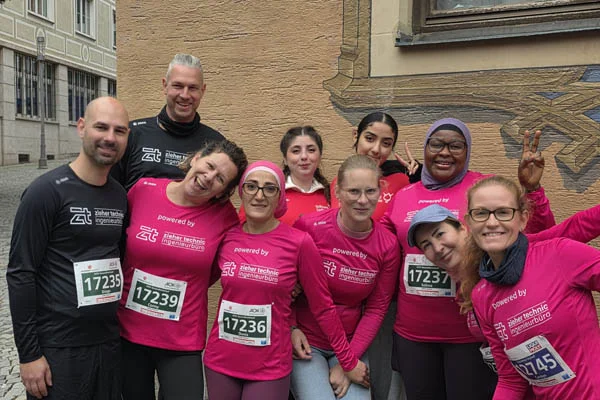 Gruppenfoto vom Lauf-Team 