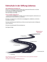 Flyer zur Fahrschule