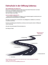 Flyer zur Fahrschule