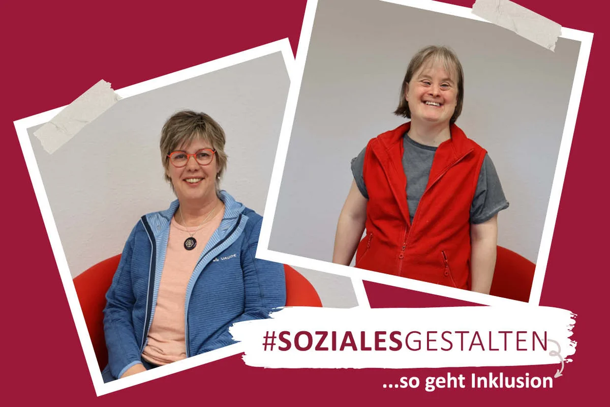 Wie geht Inklusion? Das Foto zeigt Isabel Krichel-Bonstein und Tina Ulbrich.