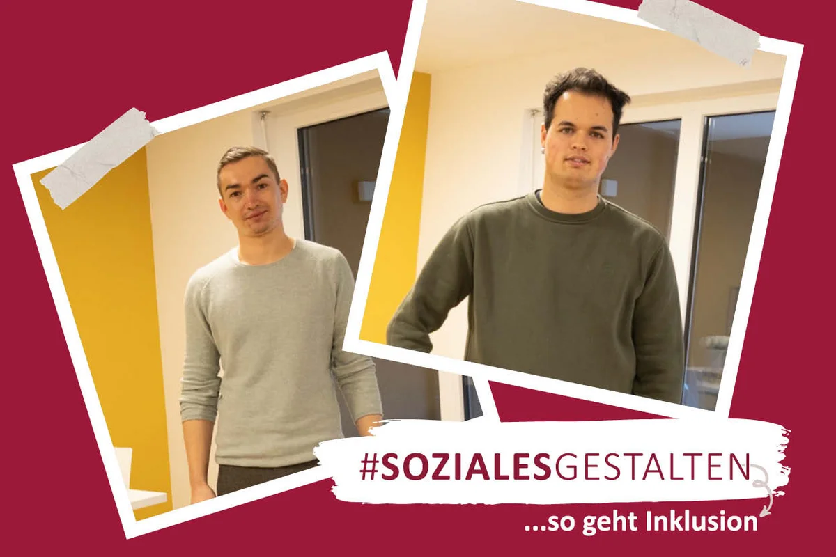 Das Foto zeigt Mario Eich und Yanis Anane.