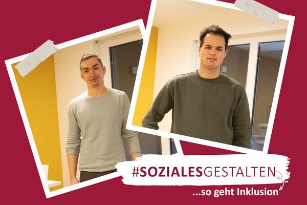 Das Foto zeigt Mario Eich und Yanis Anane.