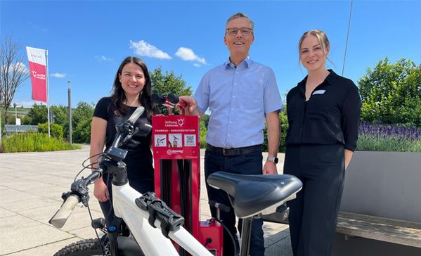 Vertreterinnen der Sponsoren des Radaktionstages