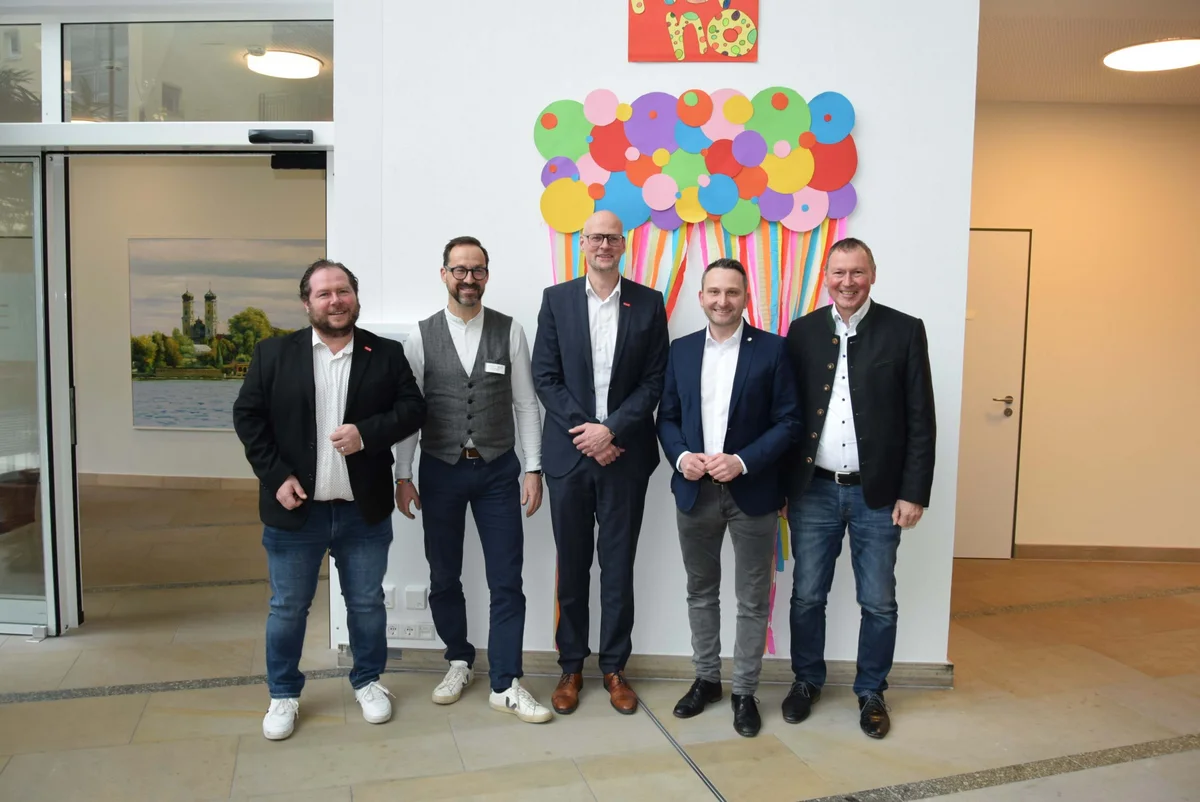 Volker Mayer-Lay besucht Franziskuszentrum Volker Mayer-Lay besucht Franziskuszentrum