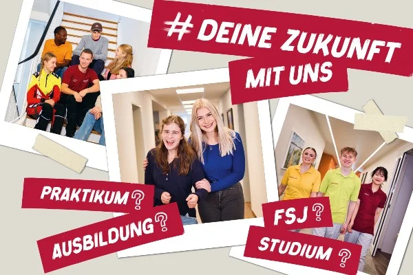 Das Foto zeigt eine Collage mit verschiedenen Ausbildungsberufen.