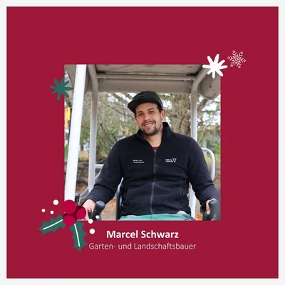 Türchen des Adventskalenders Türchen 22 mit Marcel Schwarz bei der Arbeit
