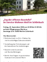 Flyer Tag der Offenen Baustelle am 18.09.2026