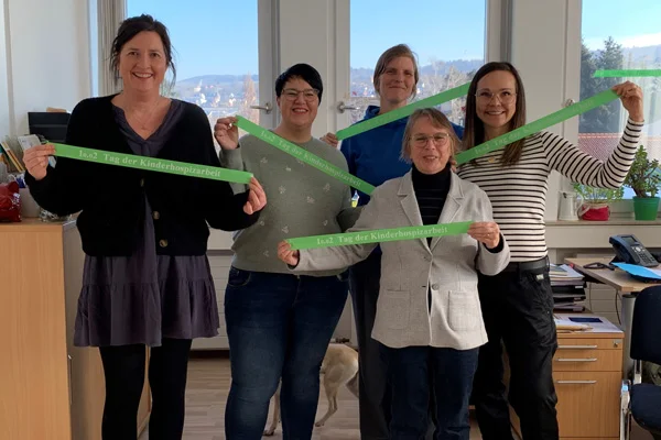 Jubiläum des Kinderhospizdiensts Das Foto zeigt das Team von AMALIE
