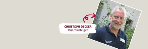 Ein Portrait von Christoph Decker.