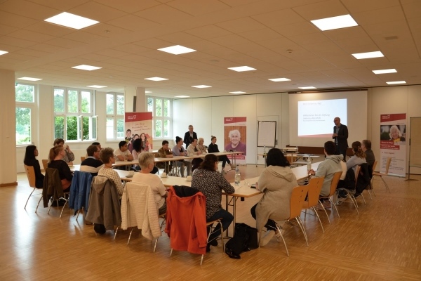 Informativer Tag in Liebenau für die 15 neuen Mitarbeiterinnen und Mitarbeiter im Geschäftsbereich Pflege.