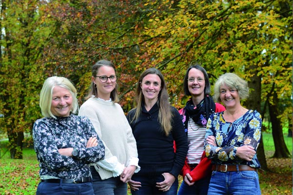 Ein Foto des Teams der Kindernachsorge der Stiftung Liebenau