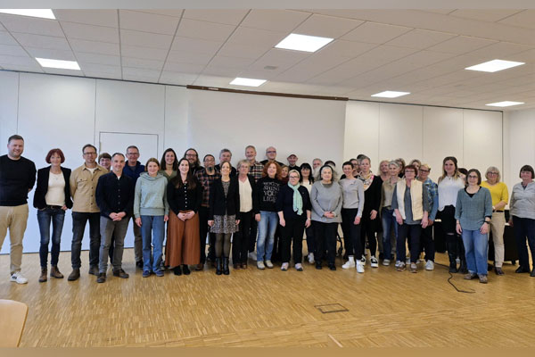 Jubilarfeier Ein Gruppenfoto der Jubilare und Jubilarinnen.