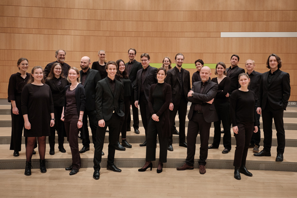 Das Bild zeigt die Musiker der Dommusik St. Eberhard Stuttgart