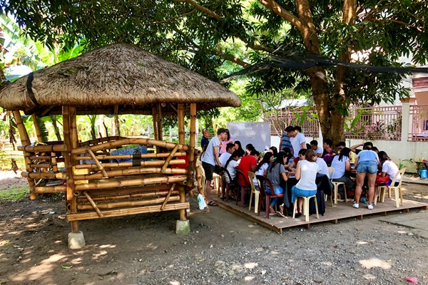 Das Klassenzimmer der Deutschklasse in Toril. 